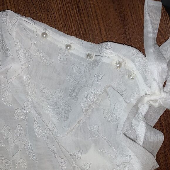 Remixmess white blouse size Small - Picture 4 of 7